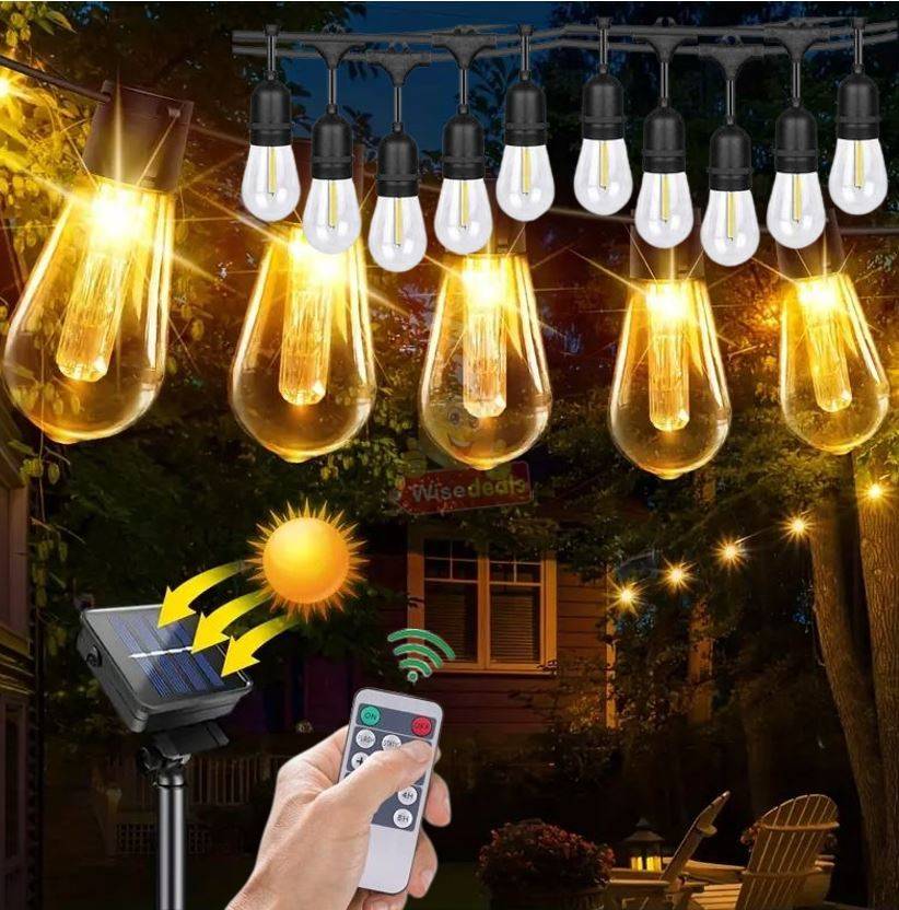 Waterproof SOLAR LED String Lights for Indoor, Outdoor and Commercial use