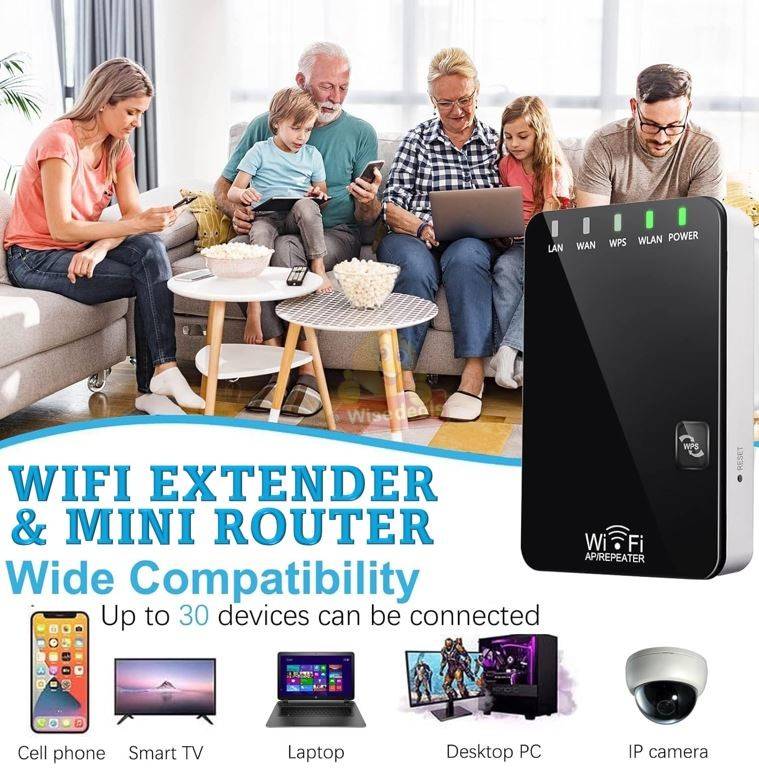 2.4Ghz 300Mbps Wireless-N WIFI Repeater and Mini Router