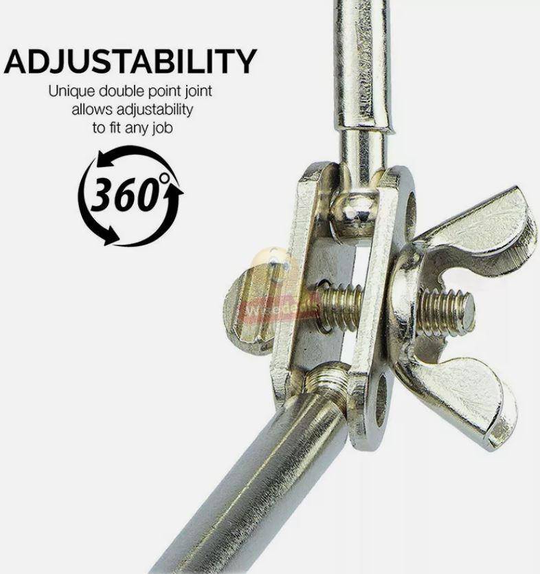 Soldering Magnifying Glass with 3 Handles and Zoom Function