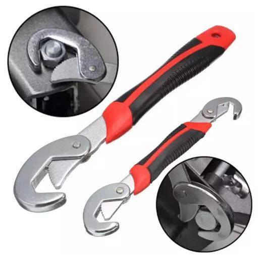 2 Piece Snap n Grip Adjustable Universal Wrench