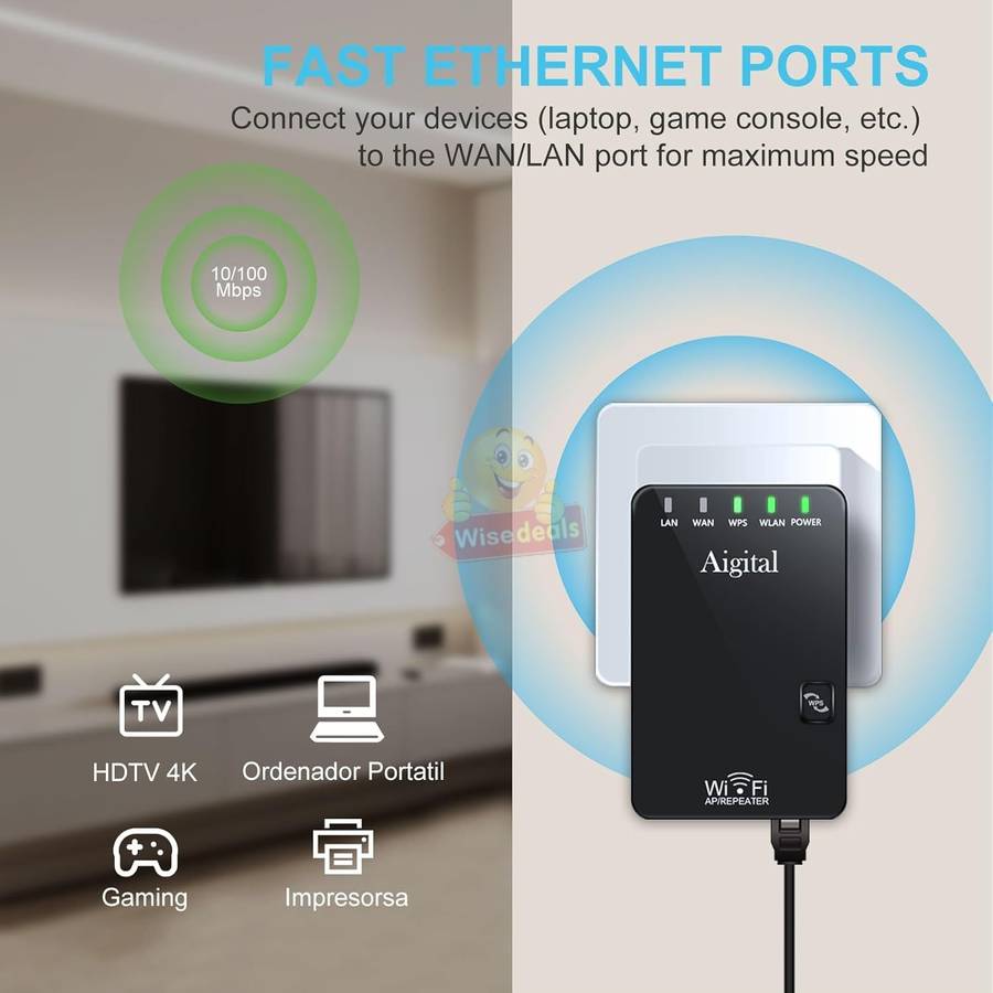 2.4Ghz 300Mbps Wireless-N WIFI Repeater and Mini Router