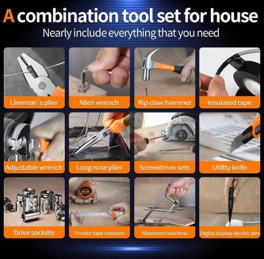 Professional 50 Piece Tool Set in Compact Case