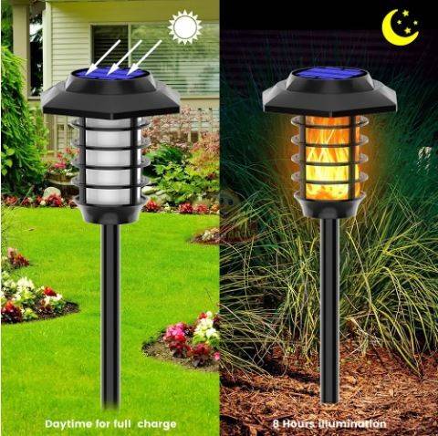 Dancing Flame and White Light 2 Piece Light Set