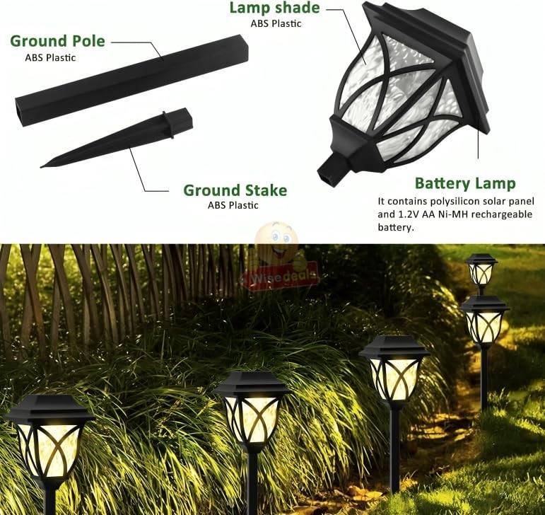 6 PACK Super Bright Solar Lights
