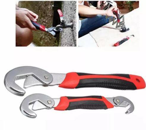2 Piece Snap n Grip Adjustable Universal Wrench