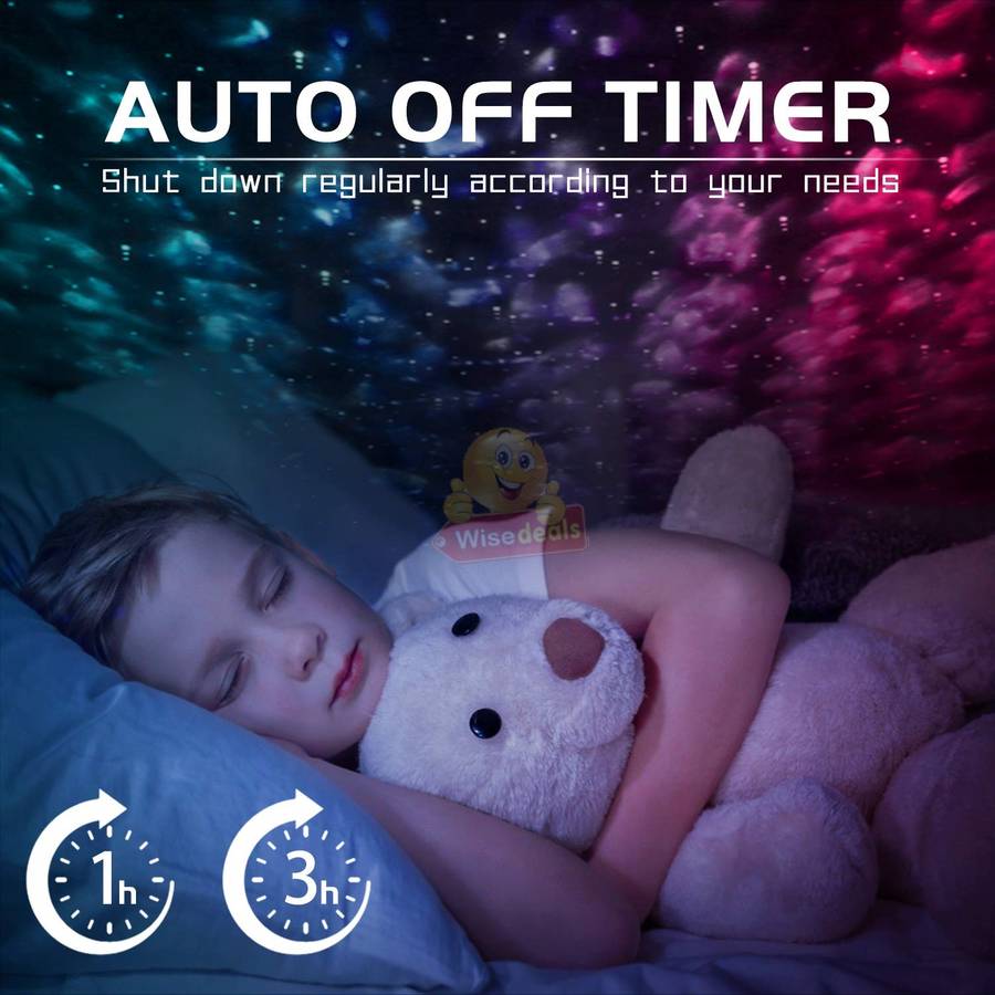 Bluetooth Speaker and Starry Sky Projection Night Light with Remote