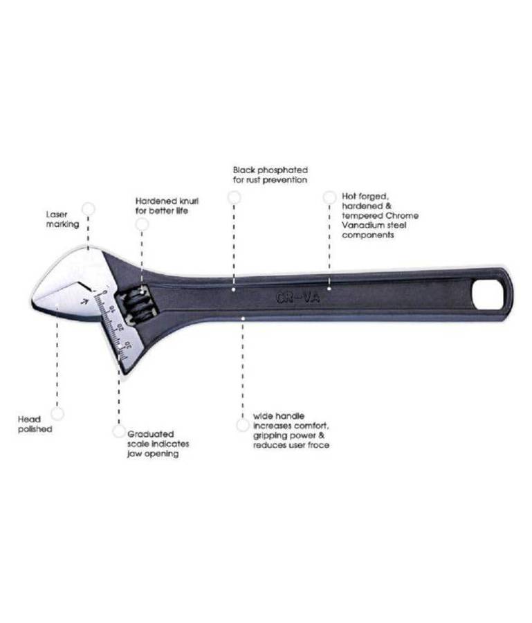 6 150mm Adjustable Wrench