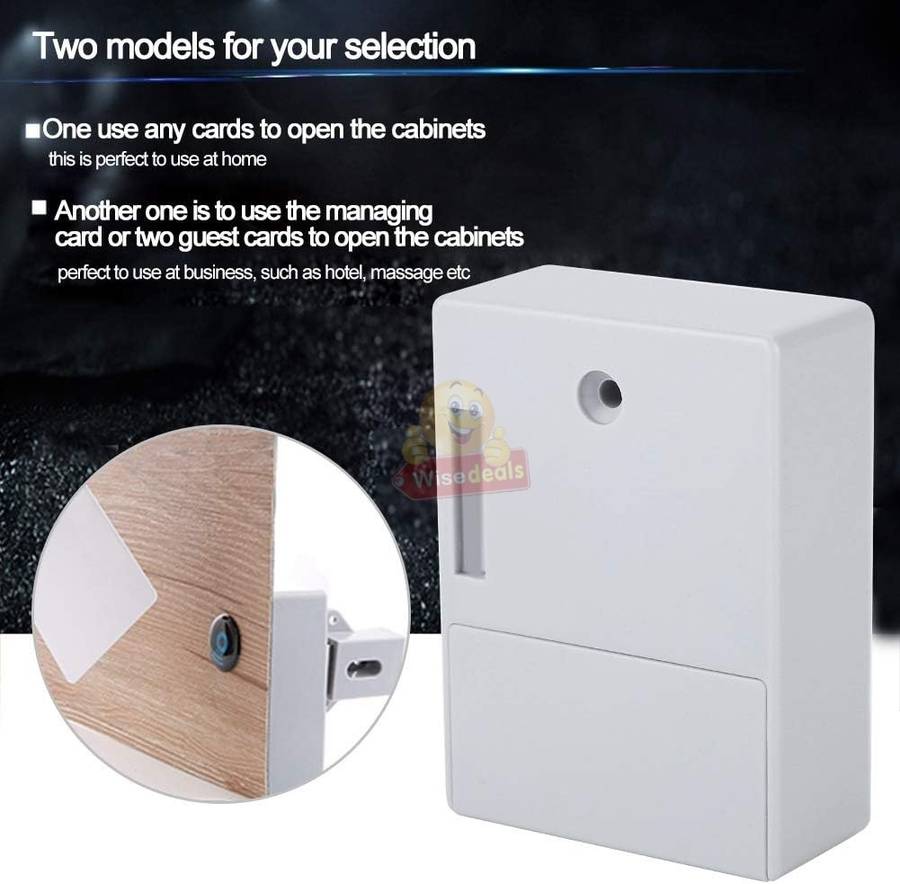 Electronic Cabinet Hidden Smart Locks Security Smart Keyless Without Hole