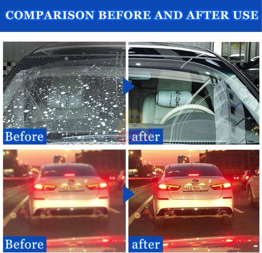 Windscreen and Window Oil Film Cleaner