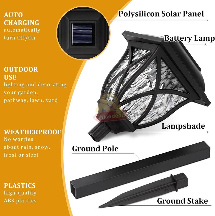 6 PACK Super Bright Solar Lights