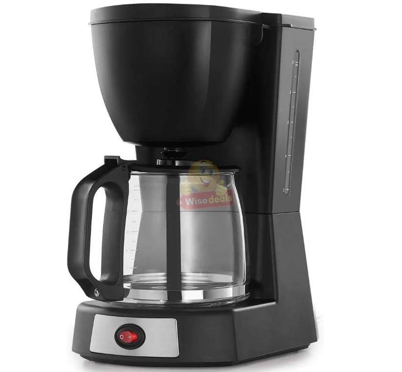 10 Cup Electric Drip Coffee Maker with Water Level Indicator and Auto Shut Off