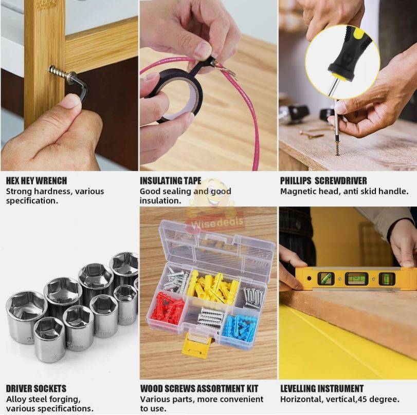 Professional 50 Piece Tool Set in Compact Case