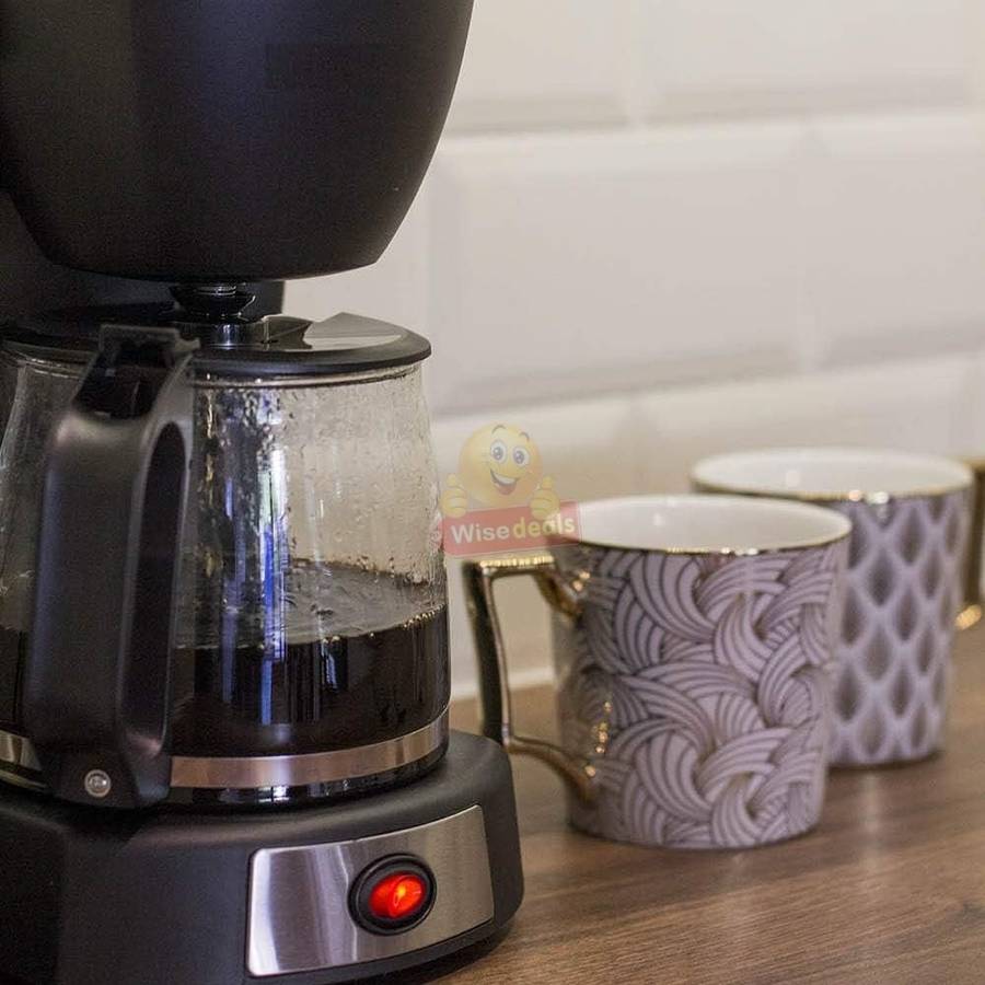 10 Cup Electric Drip Coffee Maker with Water Level Indicator and Auto Shut Off