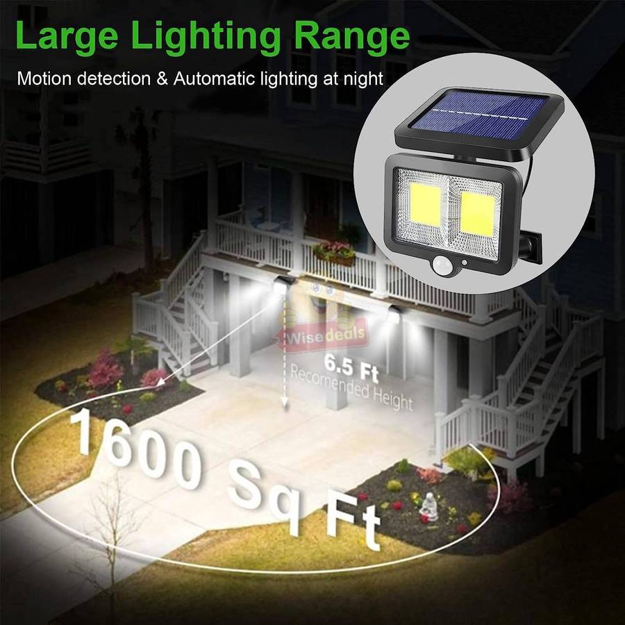 Solar Split COB LED Solar Motion Sensor Light with Solar Panel