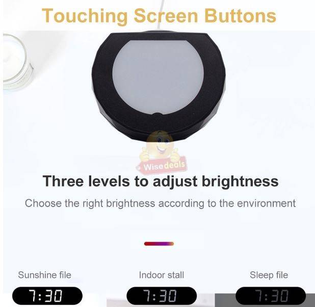 Bluetooth 3D Speaker and Wireless Charger with Adjustable Night Light