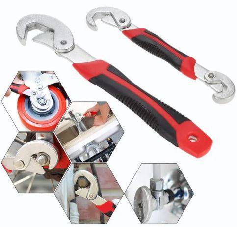 2 Piece Snap n Grip Adjustable Universal Wrench