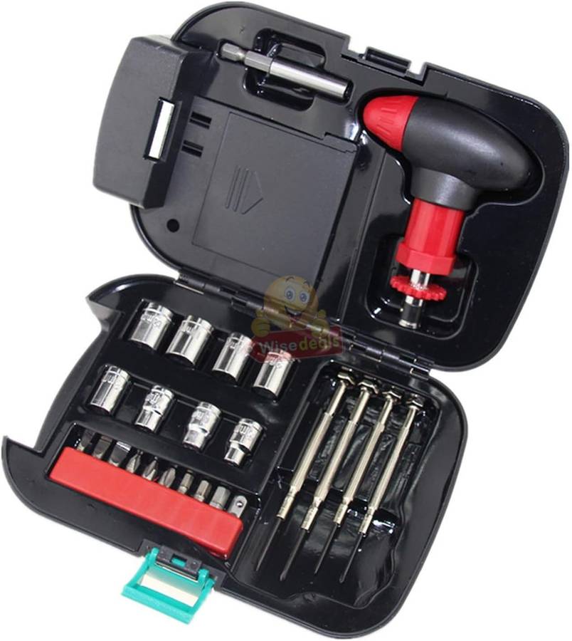 24 Piece Tool set and Flashlight tool box