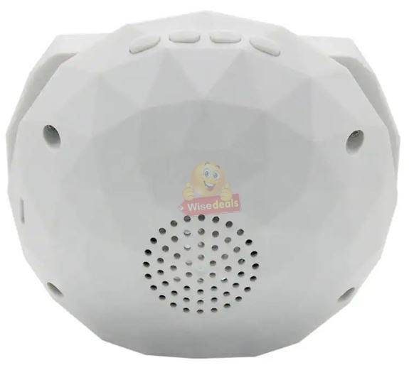 Bluetooth 3D Speaker and Wireless Charger with Adjustable Night Light