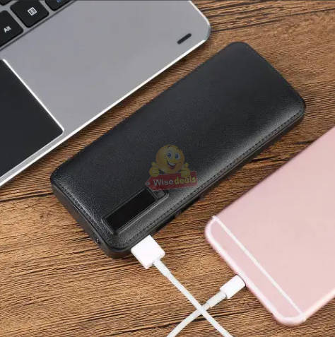 3 USB Backup Power Bank large capacity 20 000mAh with Flashlight