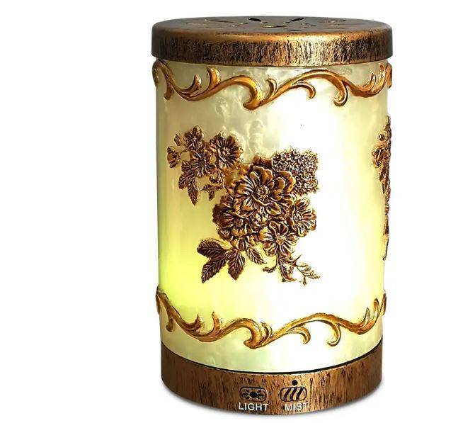 200ml Metal Flower Essential Oil Diffuser with 7 Colour Changing Lights
