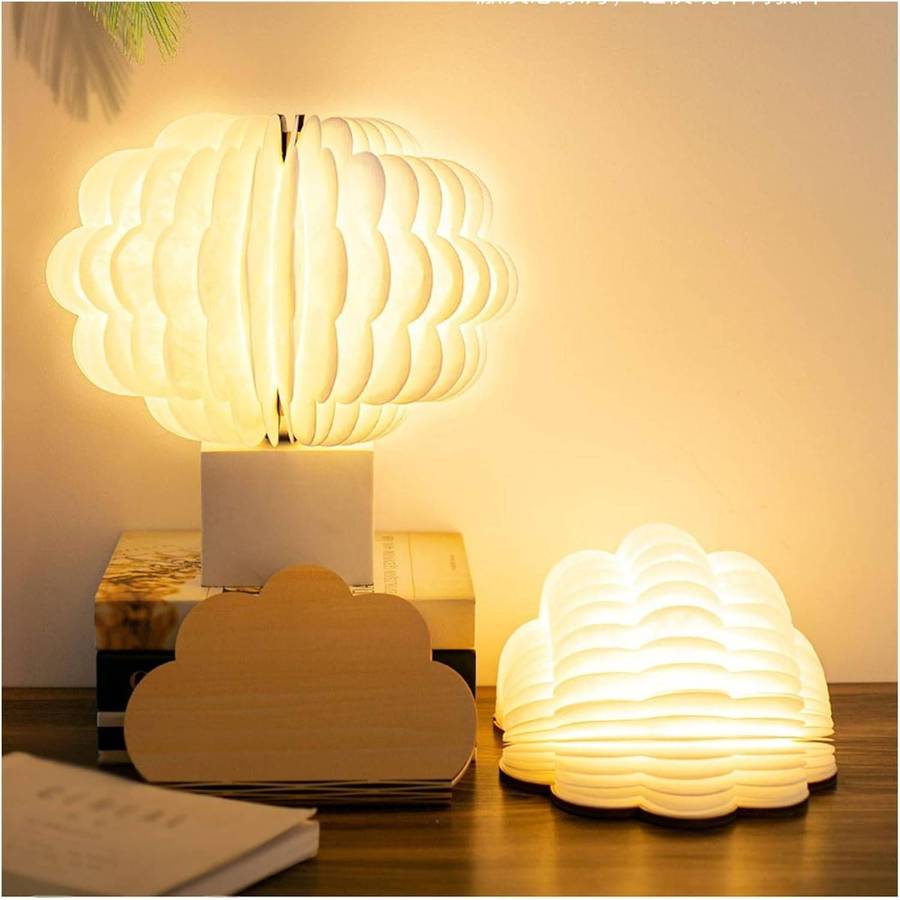 Portable Foldable 4 Light Colourful Creative LED Book Night Light