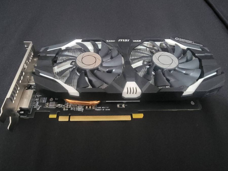 MSI GTX 1060 3Gb OC Graphics Card(Similar performance to a RTX 3050 without ray-tracing)