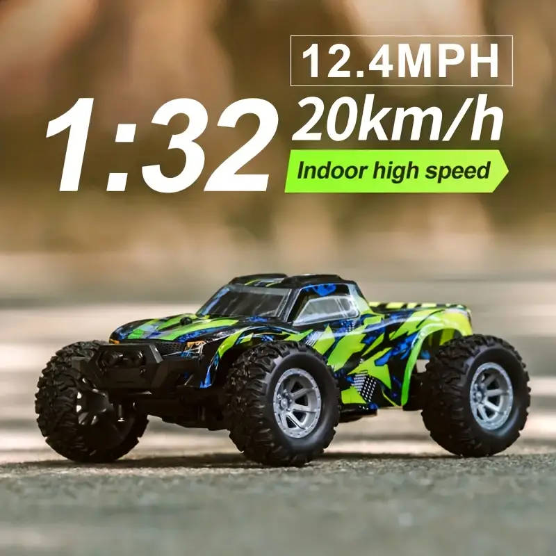1:32 RC Car, Top Speed 20km/h, 2.4Ghz High-speed All-terrain Off-road