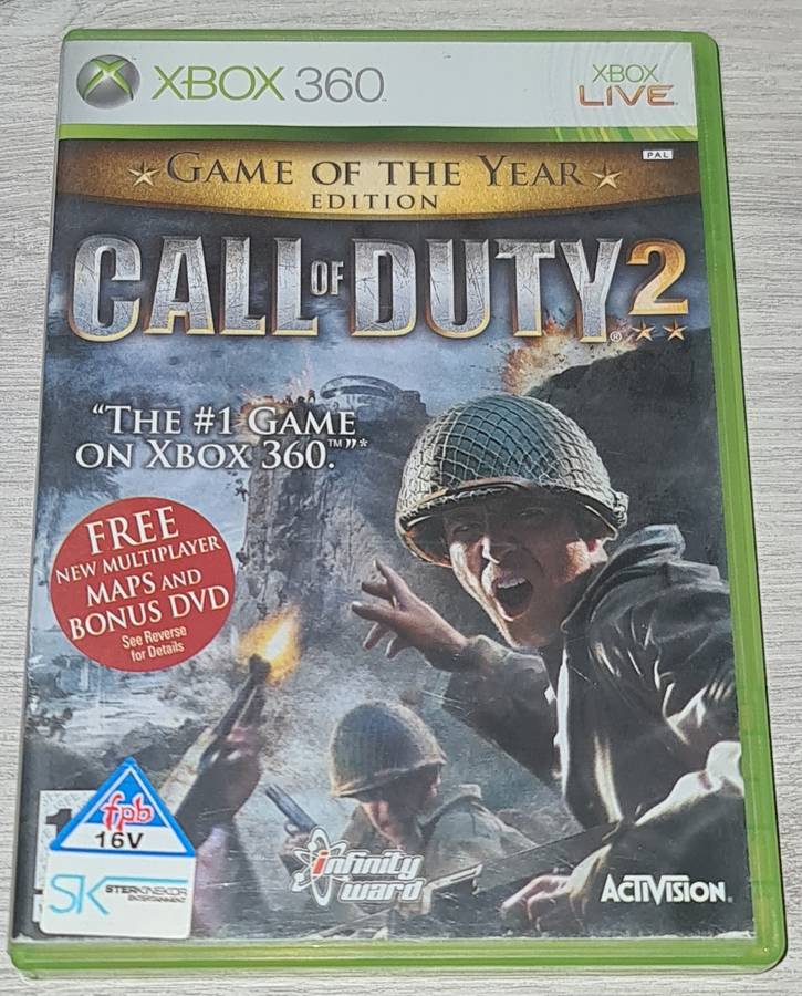 Call Of Duty 2 Game Of The Year - XBOX 360
