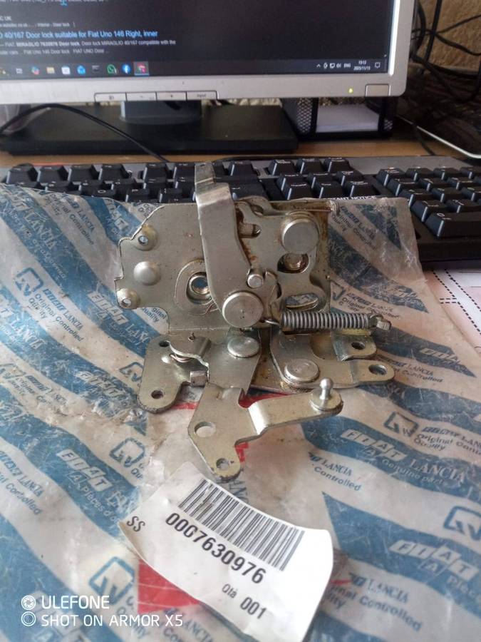 Fiat Uno 2 Door Right Side Door Lock New