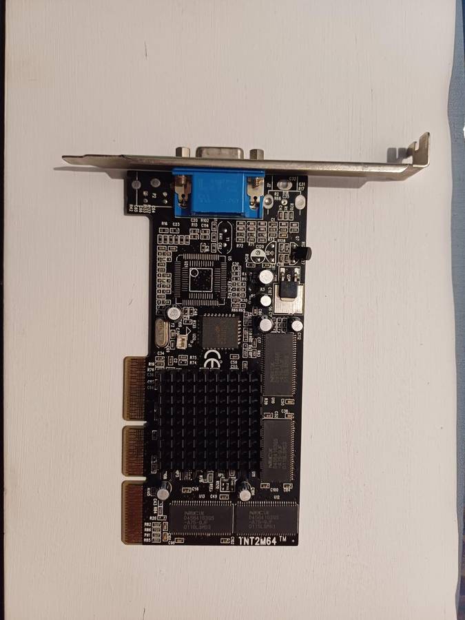 Nvidia Riva TNT2 M64 AGP Video Card 32mb (GPU)