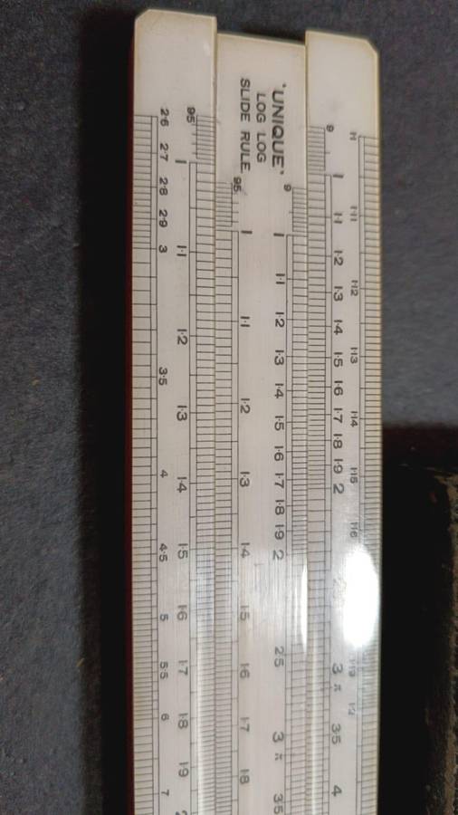 Sliding Currency converter - Vintage