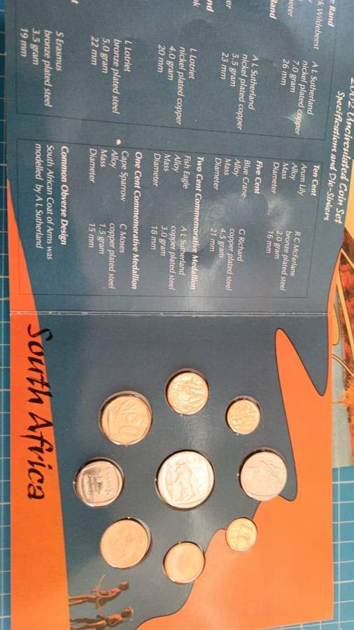 2002 Uncirculated coin set