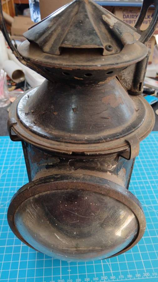 Vintage railway lamp