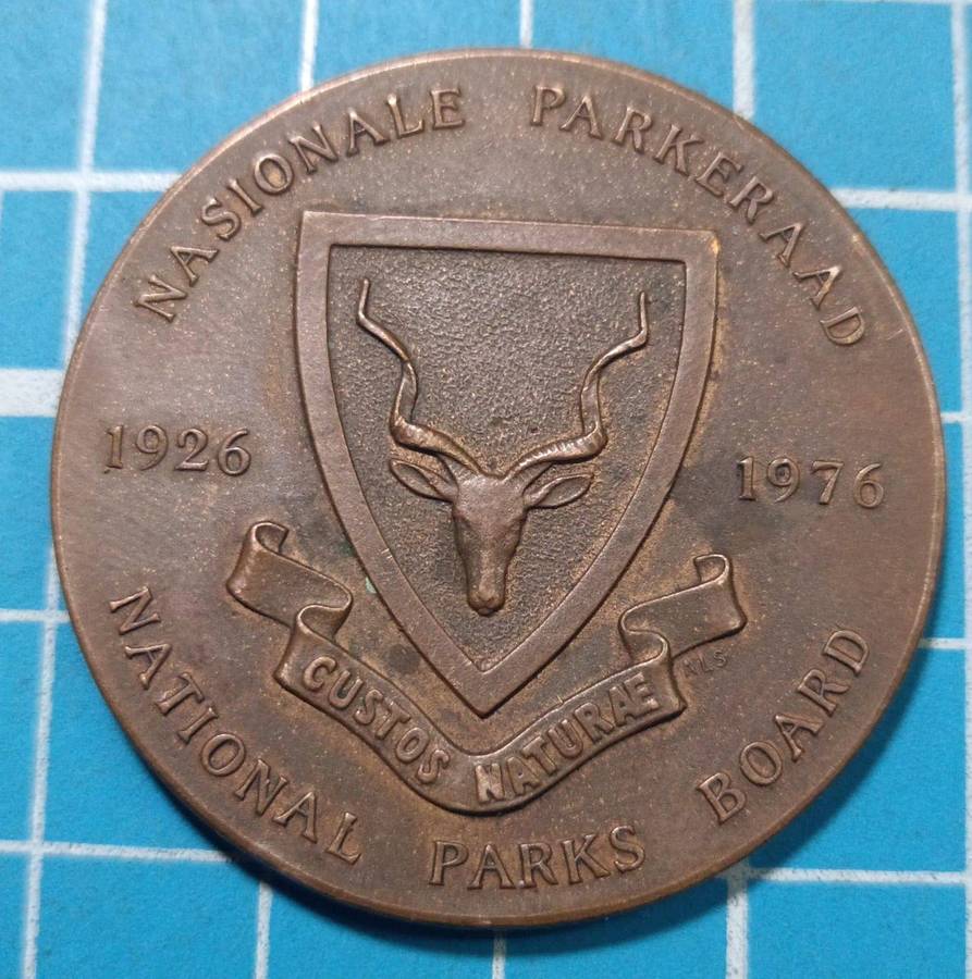 1976 National Parks Board 50 Year Medal