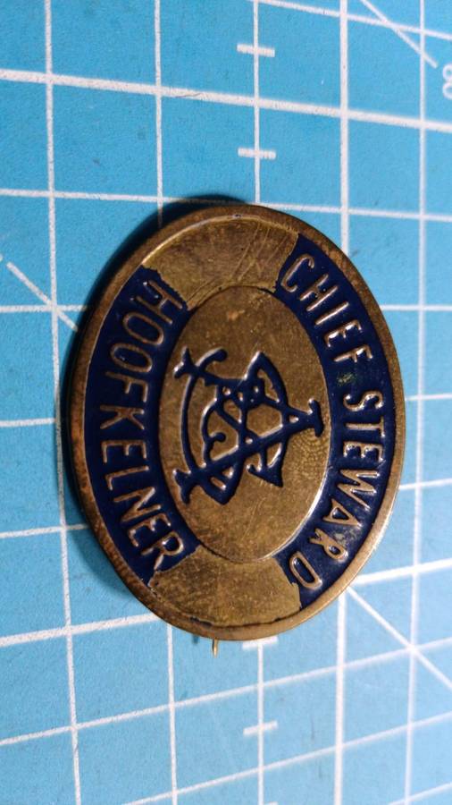 SAR Vintage Chief Steward badge