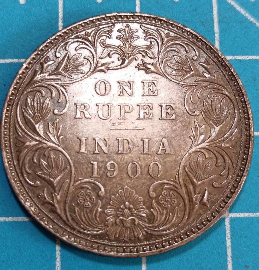 India 1 rupee 1900