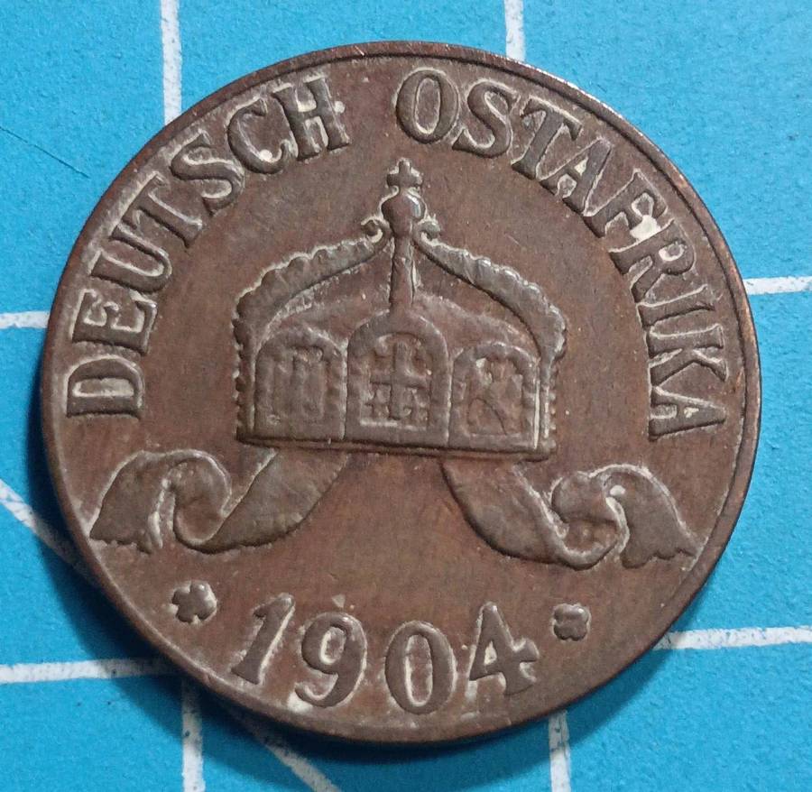 Deutsch Ostafrika 1 Heller 1904