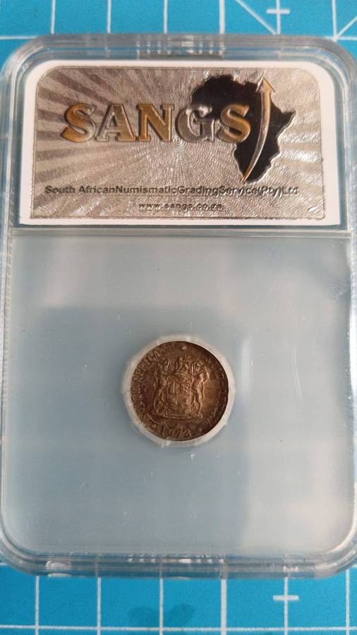 1973 half cent graded PF65