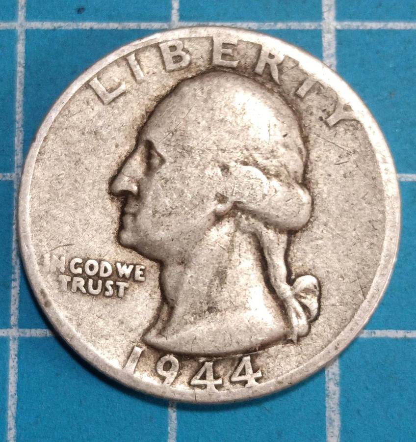 1944 quarter dollar