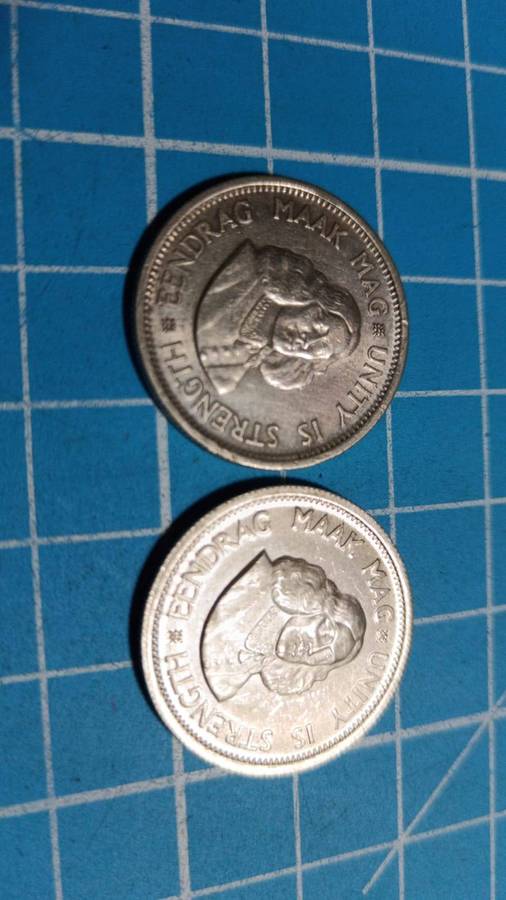 1963 and 1964 silver 10 cent coins