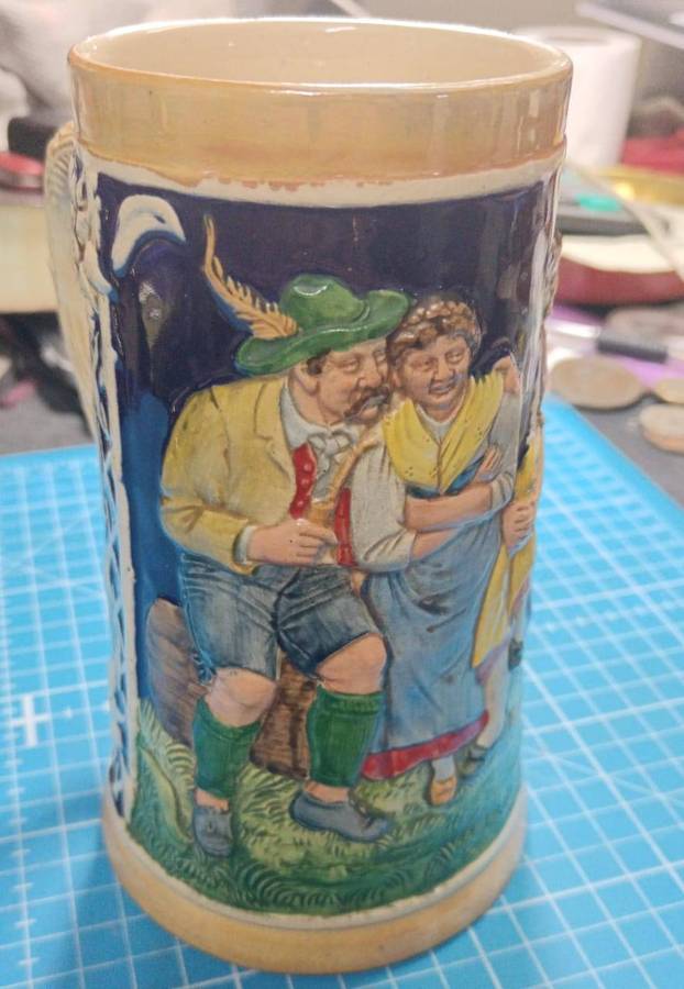 German beer mug - stamped