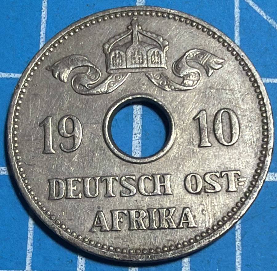 Deutsch ost afrika 1910 10 heller