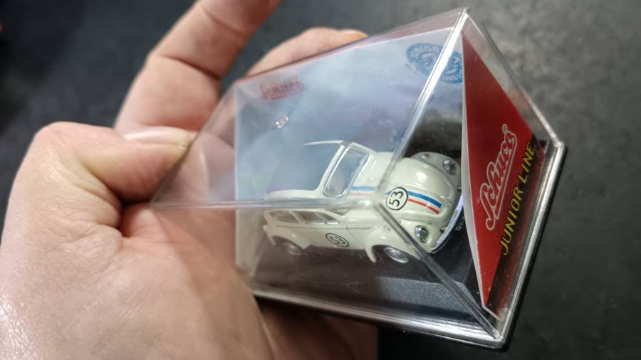 VW Beetle Model in Display Case