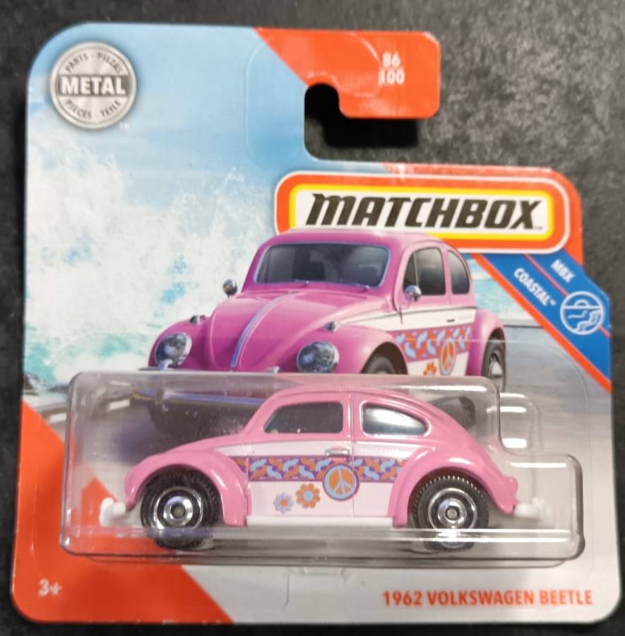 Matchbox Beetle Model on Card