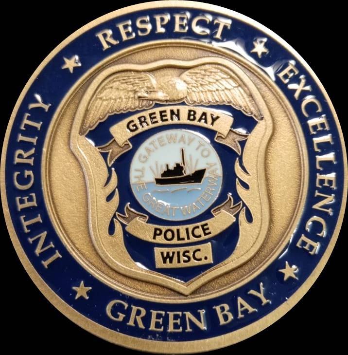 United States - Greenbay Police Challenge Coin
