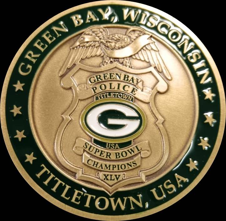 United States - Greenbay Police Challenge Coin