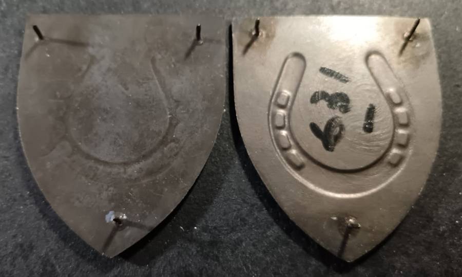 SADF - Transkei Defence Force Mouned Battalion Shoulder Flash Pair