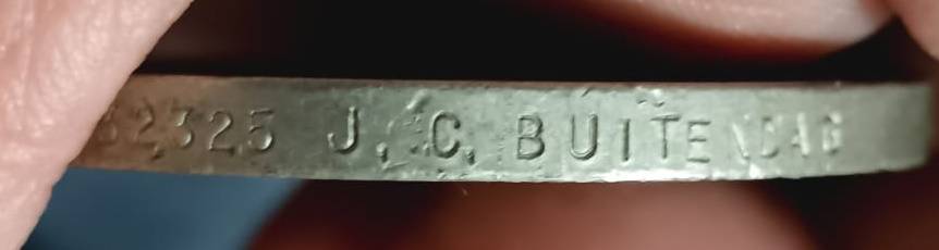 Full Size World War Two War Medal: Buitendag