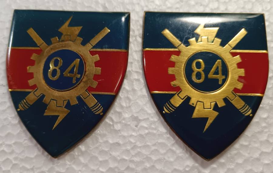 SADF - 84 Technical Stores Shoulder Flash Pair