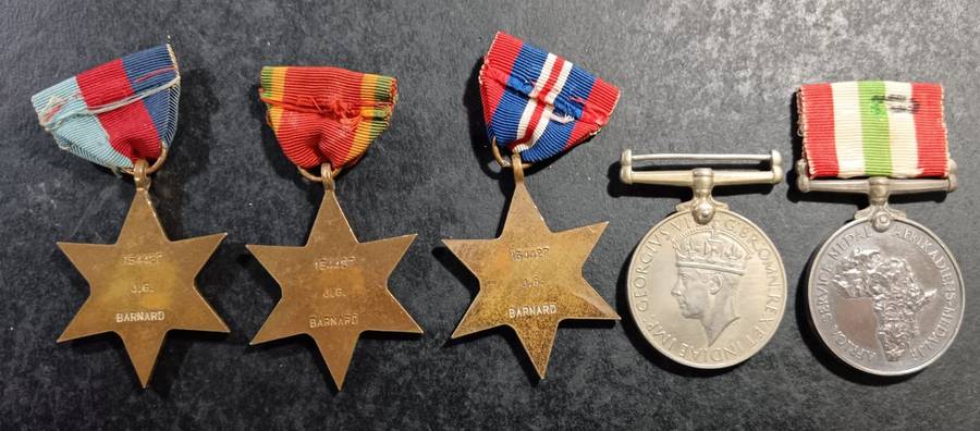 Full Size World War Two Group of 6: J.G Barnard